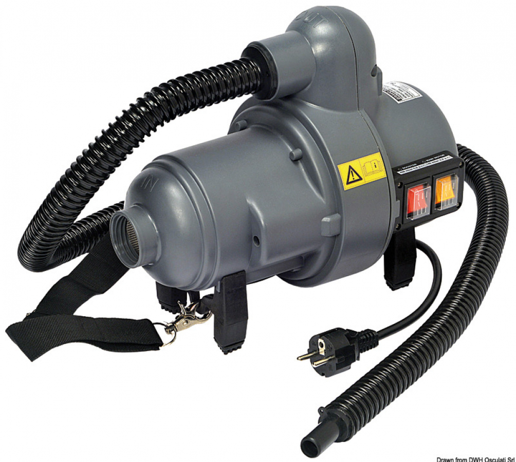 Bravo electric inflator pump, Flow with booster 2000 l/min, 220 V , 5.8 PSI