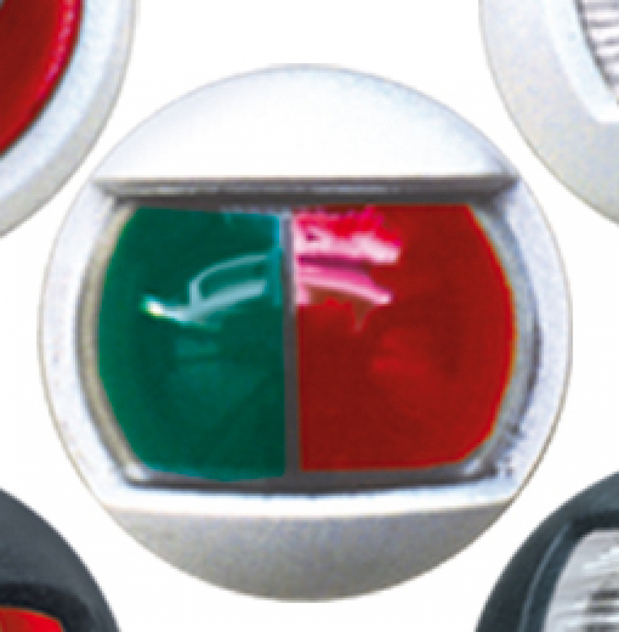 NAVIGATION LIGHTS UP TO 12 MT bicolor 225° 12V 10W