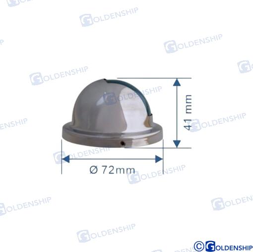 пара вертикальных навигационных огней AISI304 LED до 12м 12V 43ma