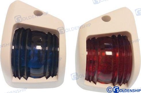 PAIR VERTICAL Navigation LIGHTS WHITE - LED  12V 65ma
