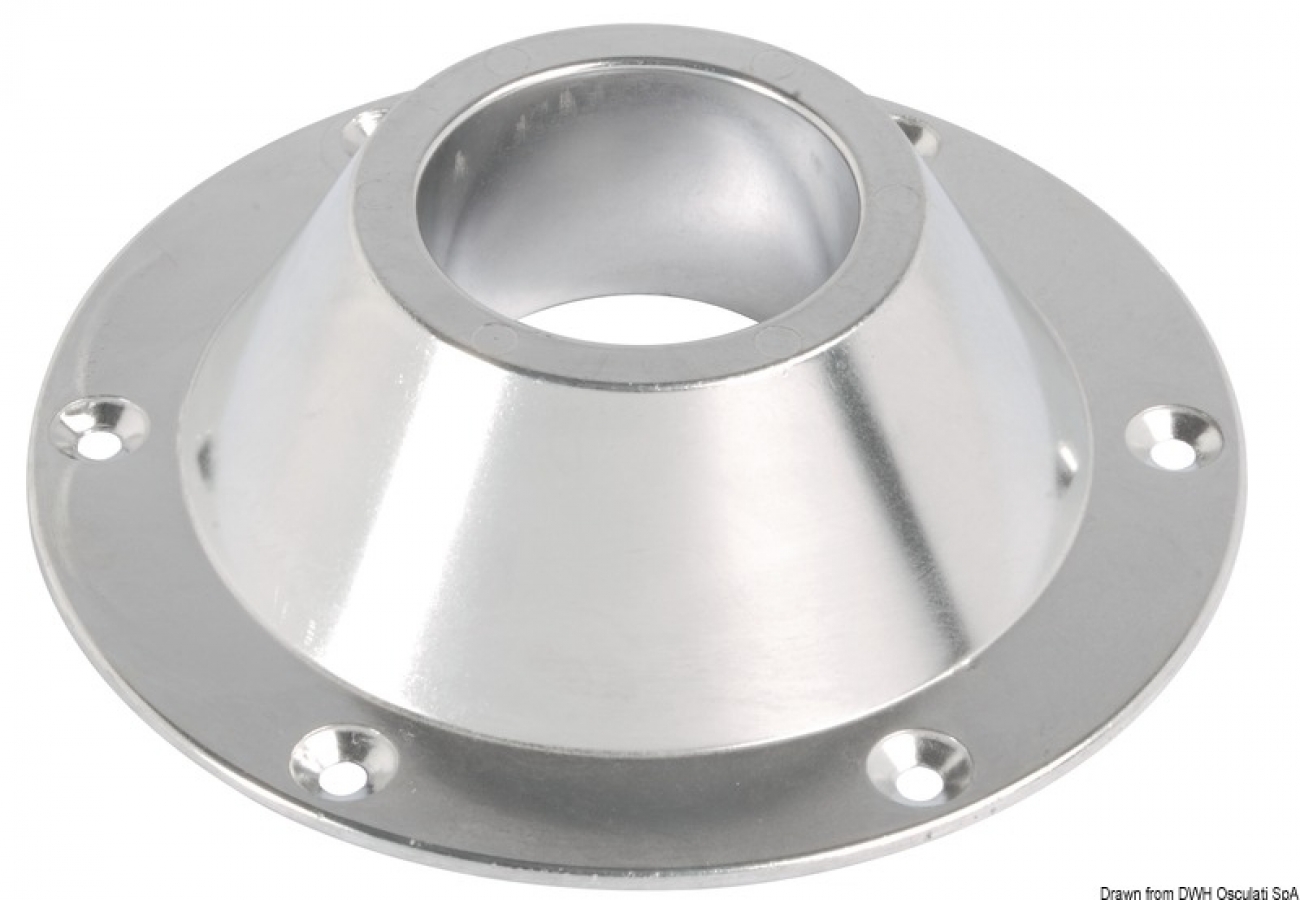 Galda kājas pamatne Ø 165mm alumīnijs