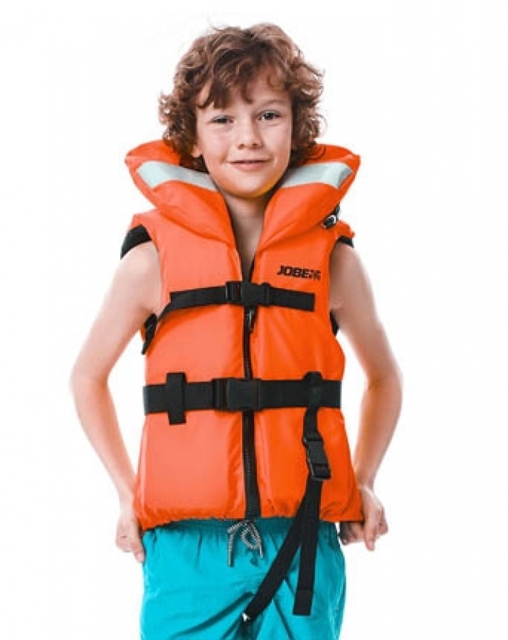 JOBE COMFORT BOATING LIFE VEST KIDS ORANGE 100N M/L 20-30kg, Waist -60-70cm