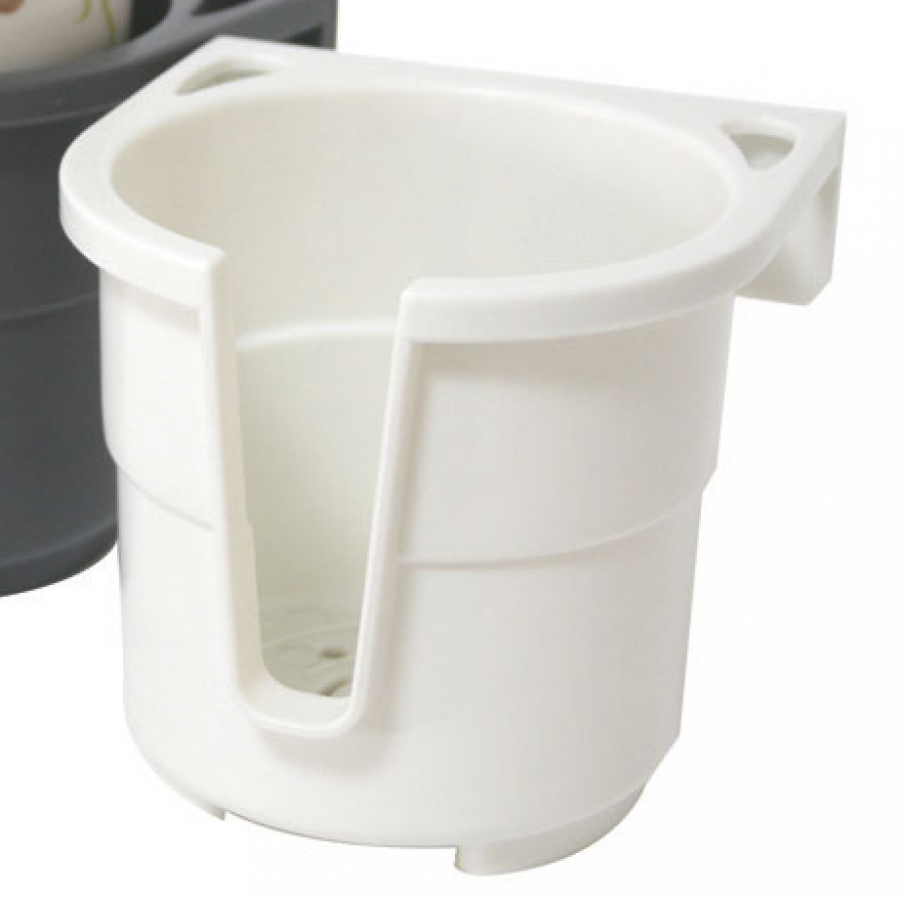 Glāžu turētājs 11x11x10cm - balts