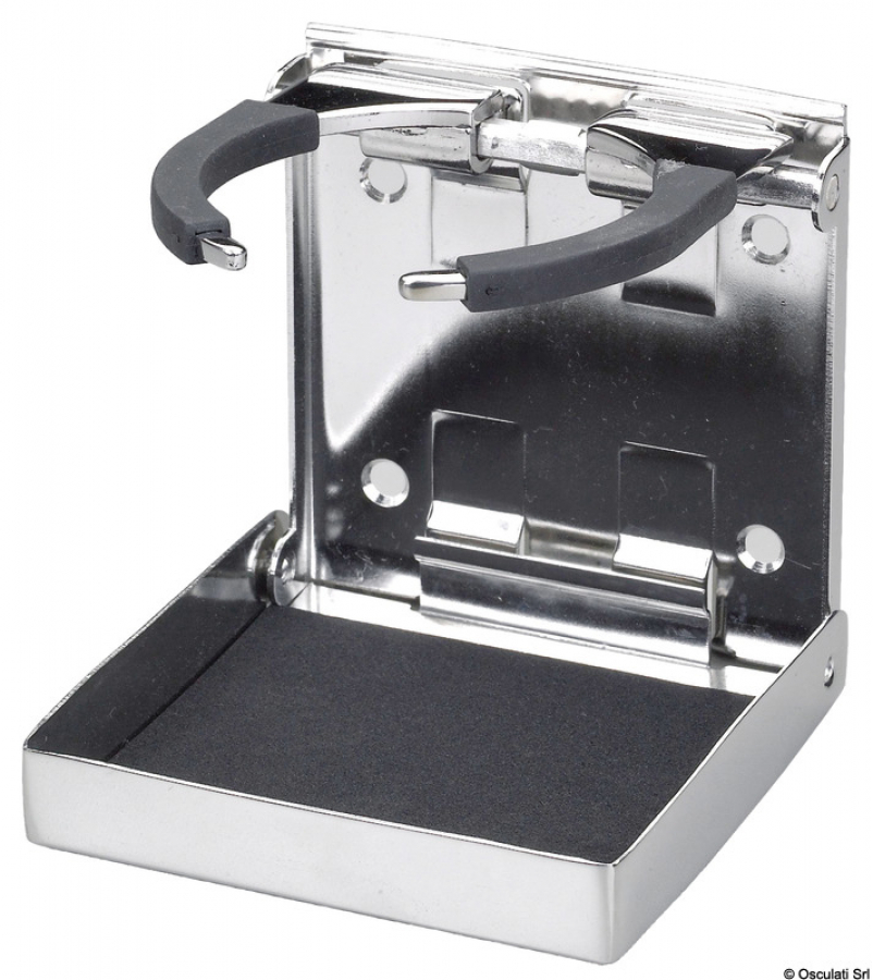 Adjustable and folding glass and can holder Ø 50 to 79mm SS