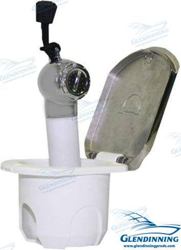 assy shower spray & cup white