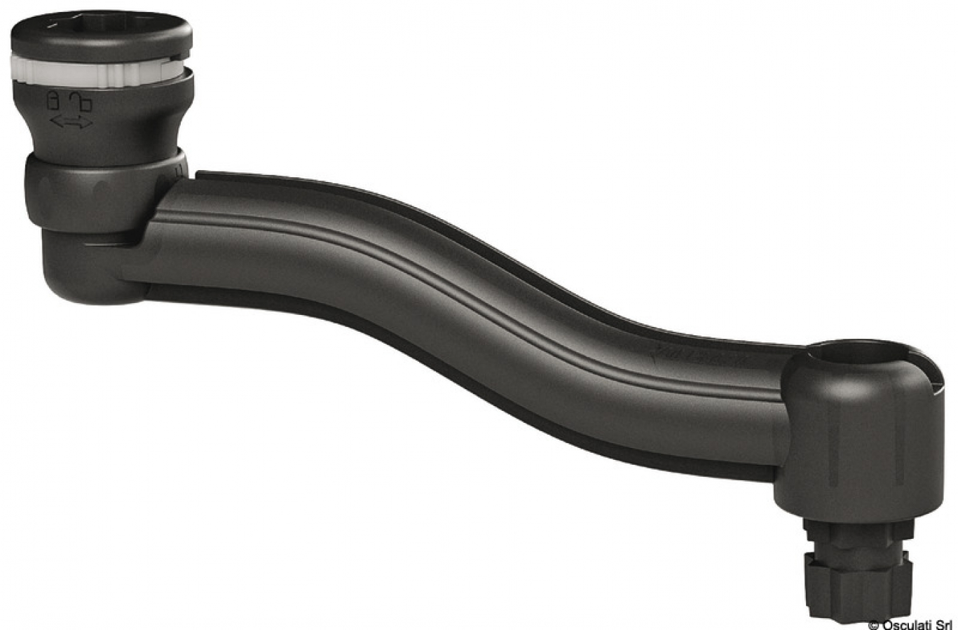 Rotating lever R-Lock L-200mm H -110mm, RAILBLAZA 02-4147-11