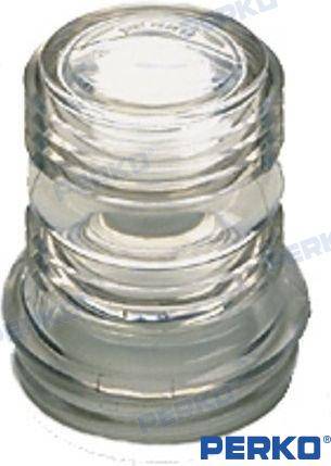 caurspīdīga plastmasas lēca 54 mm.
