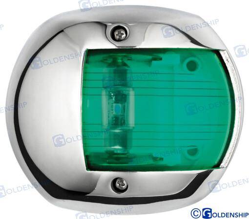 navigācijas gaisma - LED - 112,5° zaļā krāsā