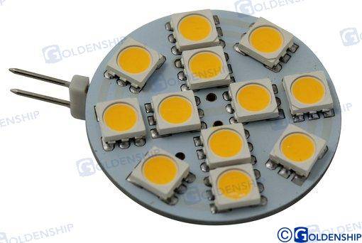 spuldze g4 horizontāla 12LED 2,2 w 12/30v