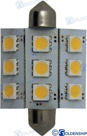 spuldze festoon 9LED 2w 10/30v