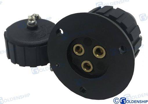 deck connector nylon 3p