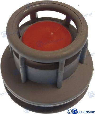 valve with push button release