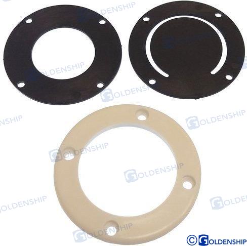 Сливной клапан для ванны - изготовлен из пластика и неопрена - Идеально подходит для ванн с самосливом