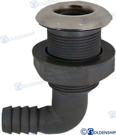 nylon/stainless thruhull 90 1-1/2"