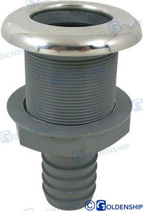 nylon/stainless thruhull 1-1/4" hose 32mm