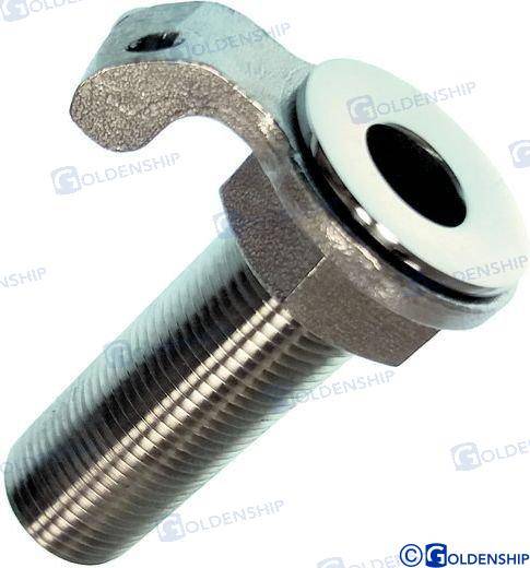 thru hull scupper 3/8 inox