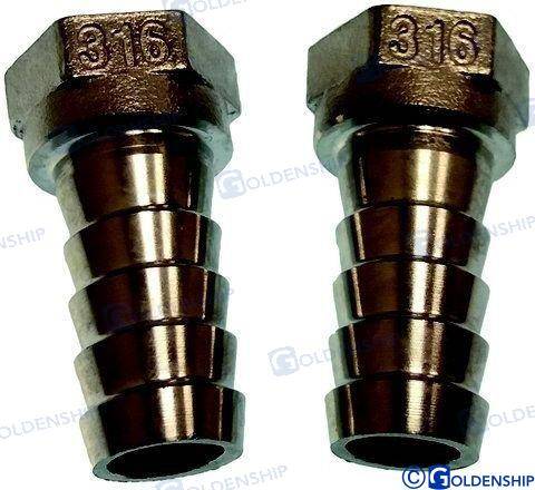 female nipple aisi 316 1/2 - 15mm (2pcs)