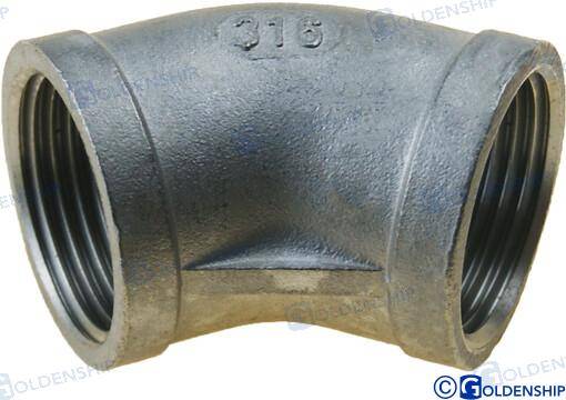 45d elbow banded aisi 316 1"