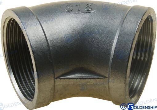 45d elbow banded aisi 316 1-1/2