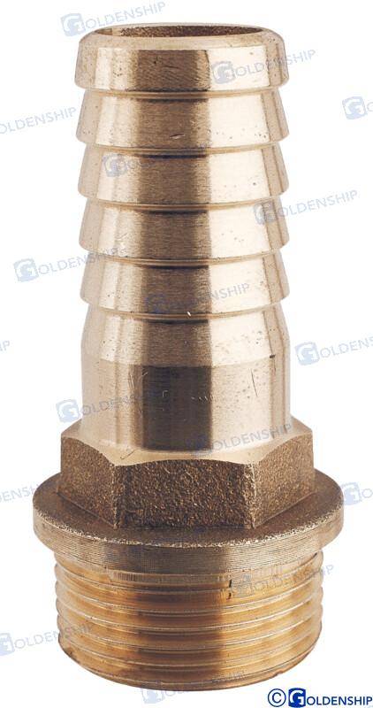 1/2'' x 18 mm misiņa šļūtenes astes kr