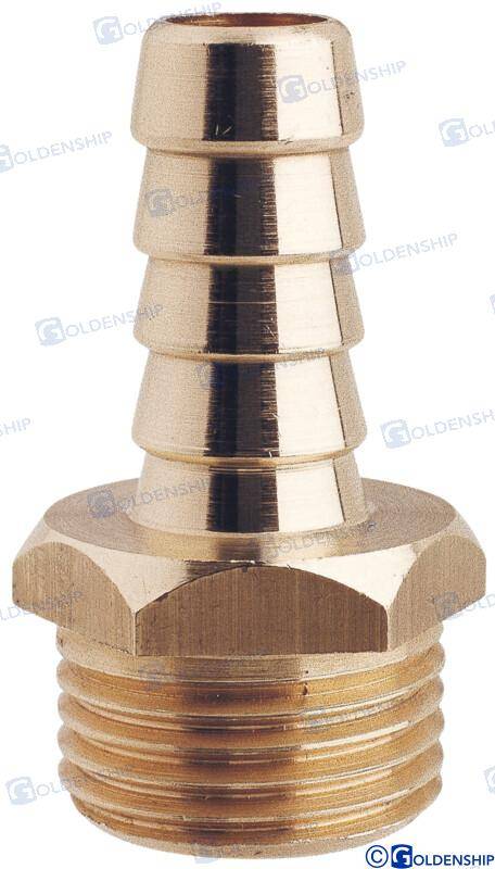 1/4'' x 10 mm misiņa šļūtenes aste 1/4'' x 10 mm misiņa cr