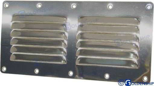 louver ventilator, ss. 230x115x0.8mm
