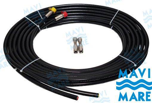 kit 2 hoses sae100r7 5/16 with fittings