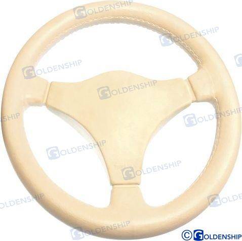steering wheel beach 330 mm. white