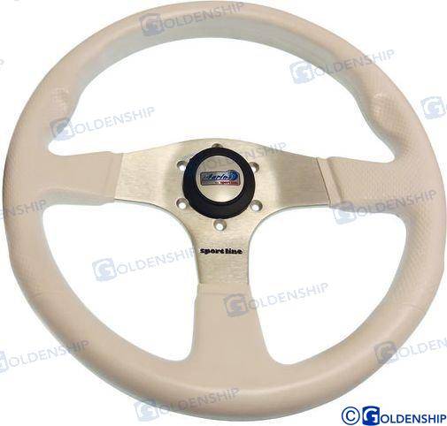 steering wheel - atlantic 350 mm. white