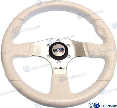 steering wheel atlantic 330 mm. white