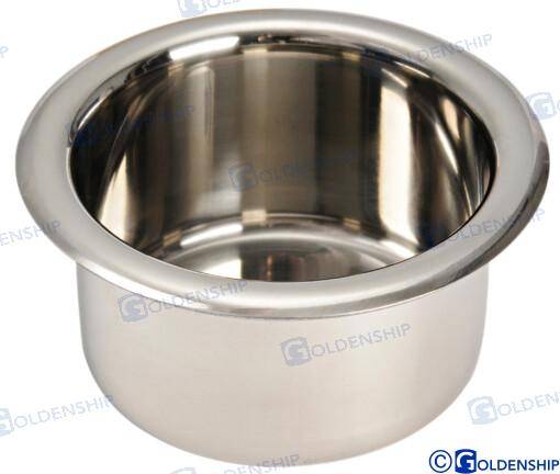 glass & can holder inox