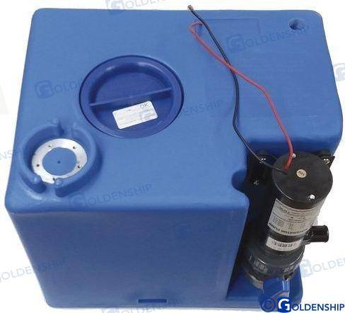 atkritumu tvertne 56l. ar makeratoru 12v