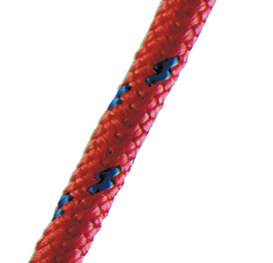 100% polypropylene fiber braid Ø 6mm - red. Breaking load 500kg.