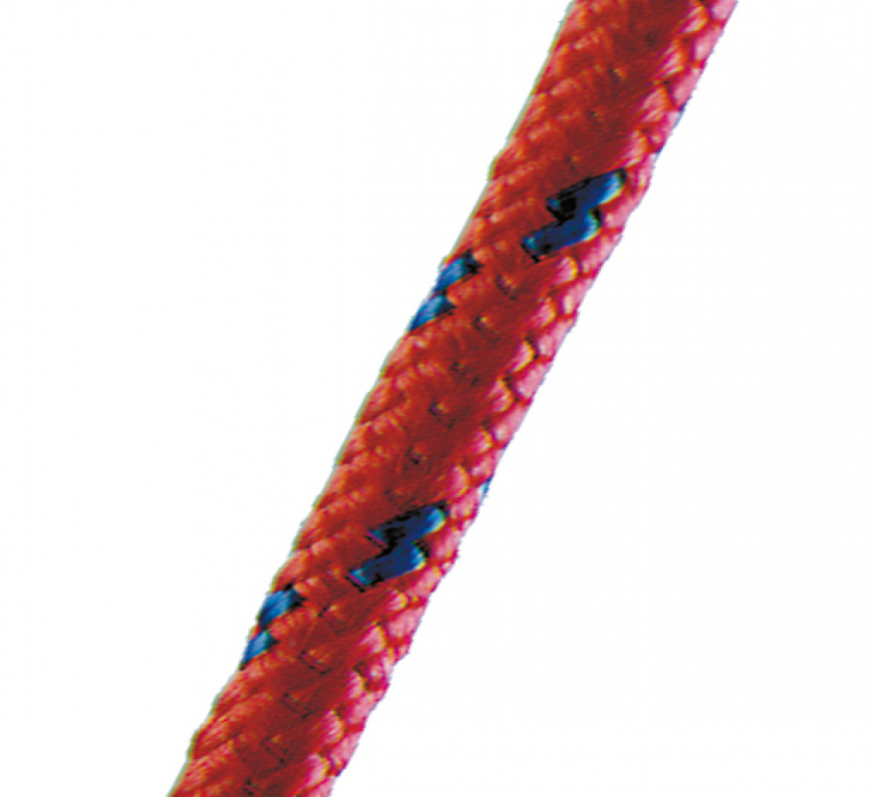 100% polypropylene fiber braid, red, Ø 12mm, breaking load 2200kg