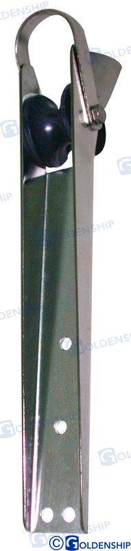 bow roller-mount ss304 458 x 86 mm