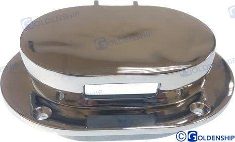 hinged deck pipe ss oval