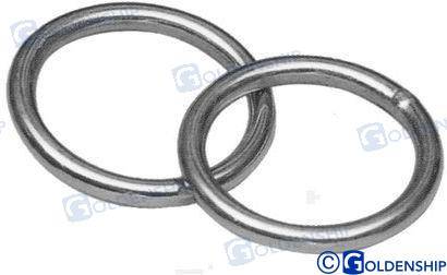 round ring, welded 6x50mm (25pcs)