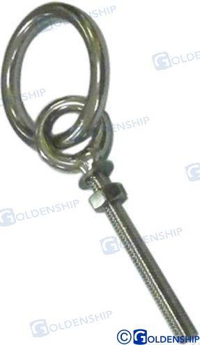 ss ring eye bolt m6x80mm