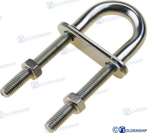 u bolt s. steel m8x100mm