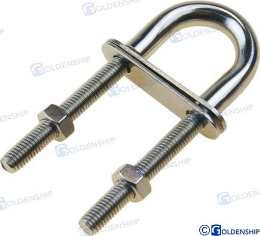 u bolt inox m10 (5pcs)