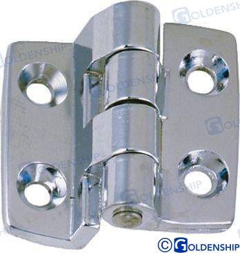 hinge, ss. 35x37x2x10mm (2pcs)