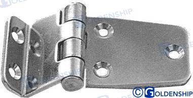 hinge, ss. 63x37x2x20mm (2pcs)