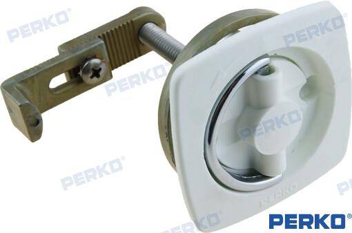 flush latch white