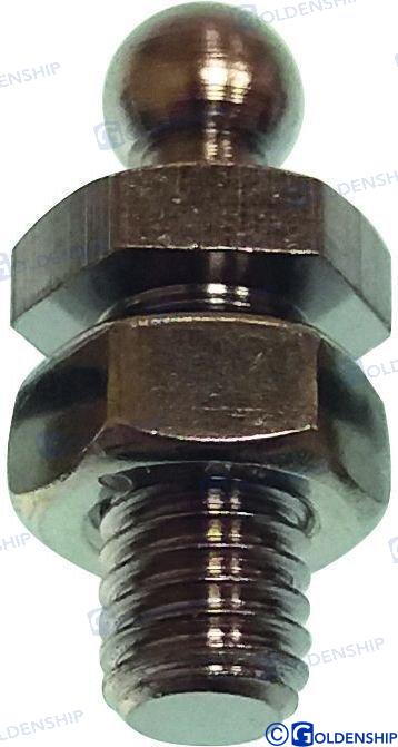 Push button base with screw for GS72485 (chromed brass)