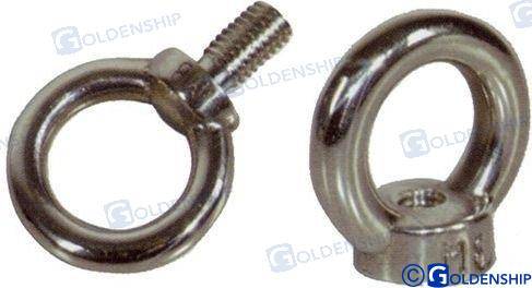 eye bolt & nut female