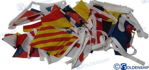 starptautiskais karogs ar kodu 14x20 cm