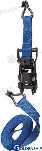 ratchet tie s.s. 1 1/16" - blue - 4,5 m