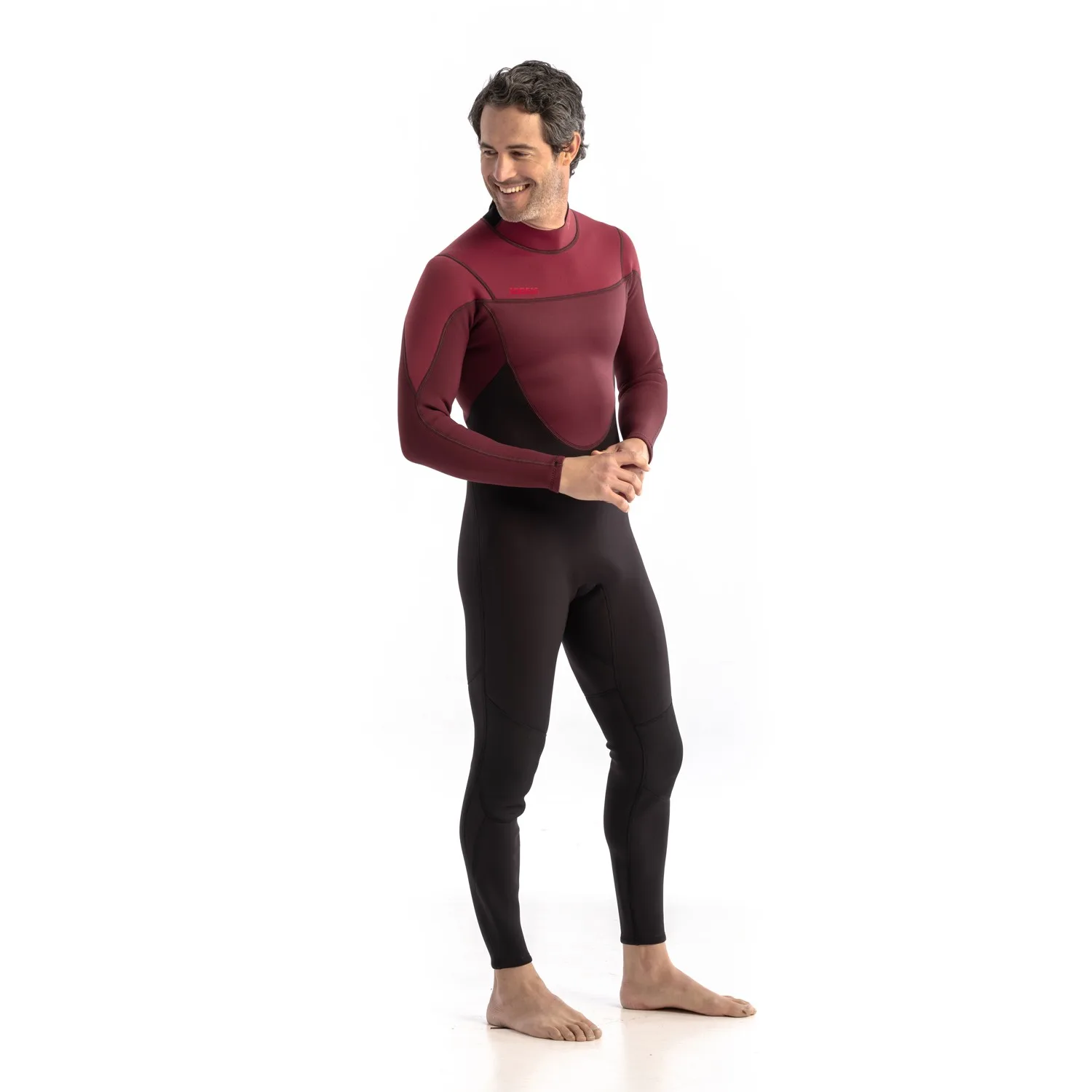 Wetsuit Perth 3/2mm Red Full Size L