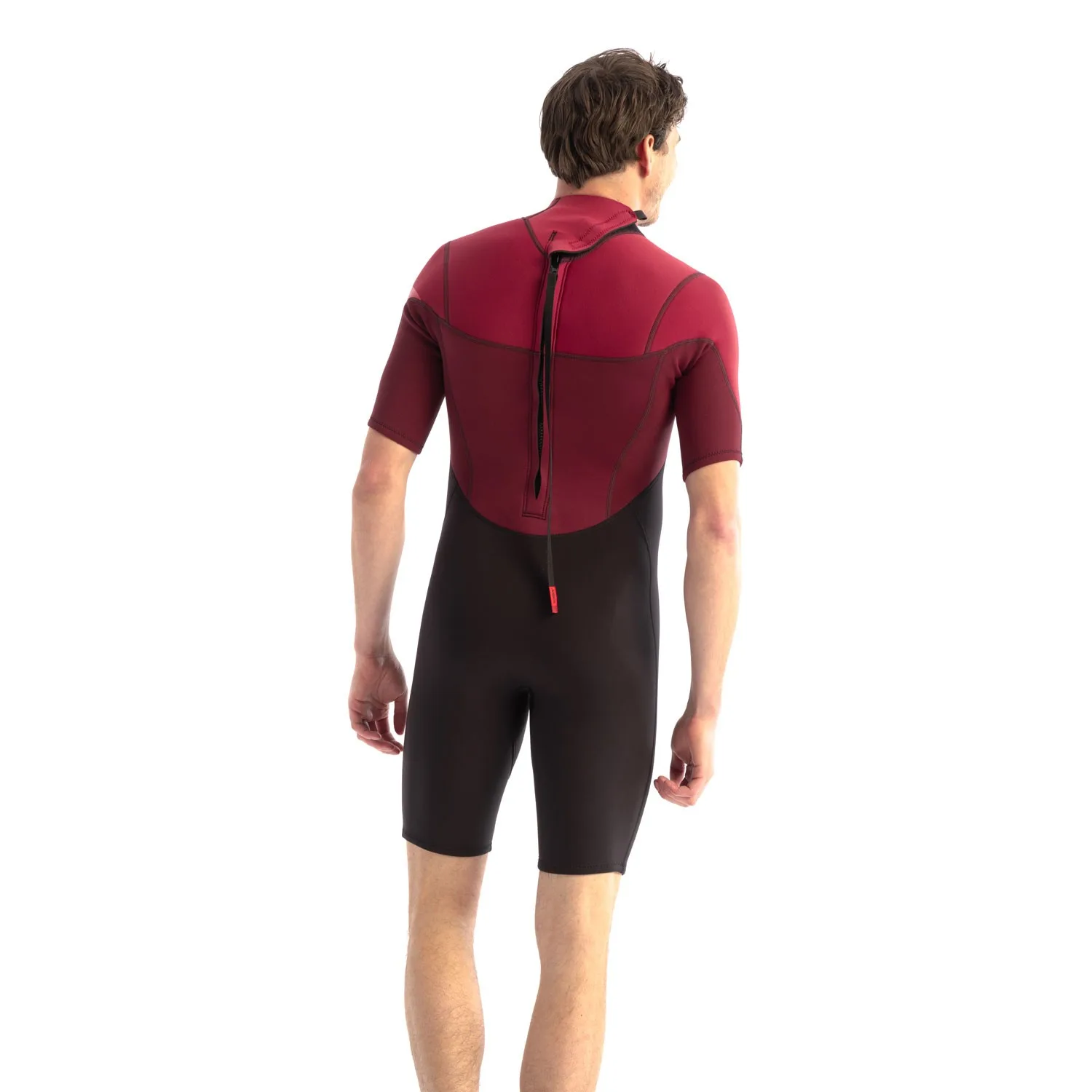 Wetsuit Perth 3/2mm Red Short, Size 2XL