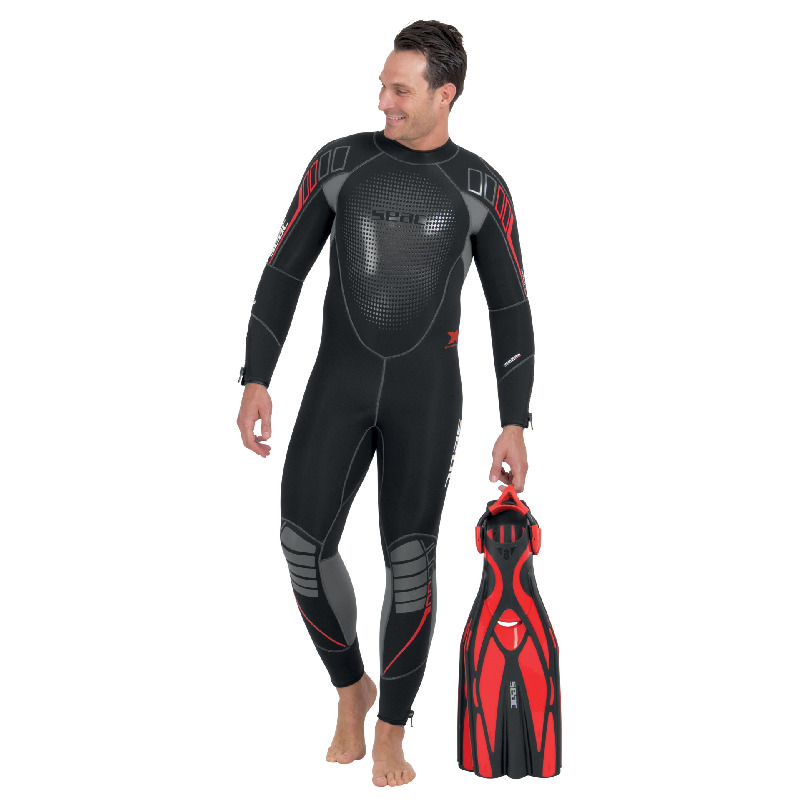 Wetsuit SEAC KOMODA One-Piece Man - 7mm thick - Size XXL - Class B (10-18 temperature)